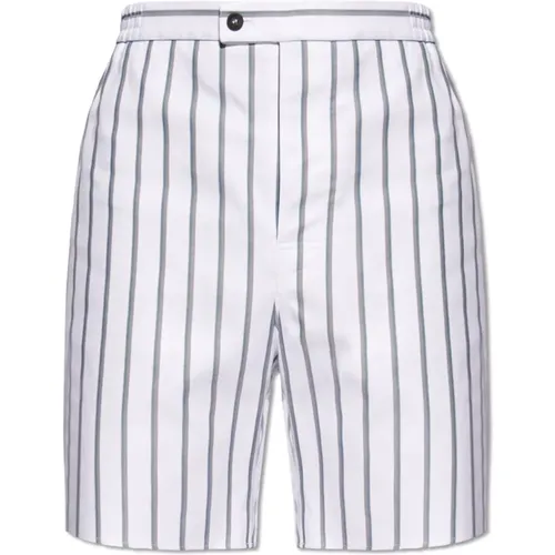 Casual Shorts, male, , Size: L Striped shorts - Salvatore Ferragamo - Modalova