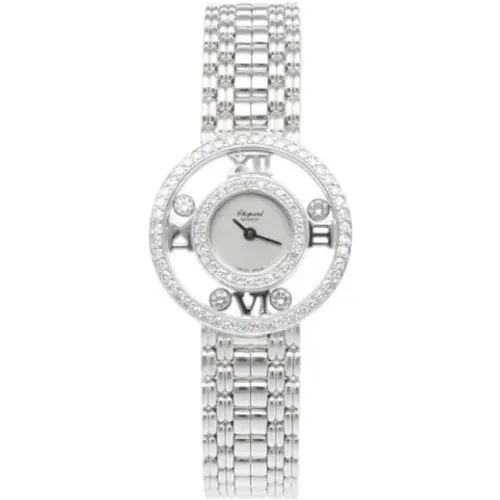 Pre-owned Watches, female, , Size: ONE SIZE Pre-owned White Gold watches - Chopard Pre-owned - Modalova