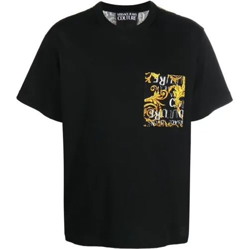 T-Shirts, male, , Size: S Fashionable T-Shirt by - Versace Jeans Couture - Modalova