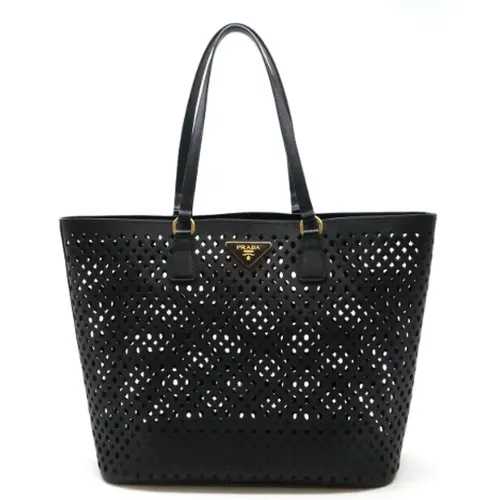 Pre-owned Tote Bags, female, , Size: ONE SIZE Pre-owned Leather totes - Prada Vintage - Modalova