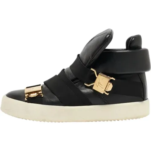 Pre-owned Leather sneakers , female, Sizes: 4 UK - Giuseppe Zanotti Pre-owned - Modalova