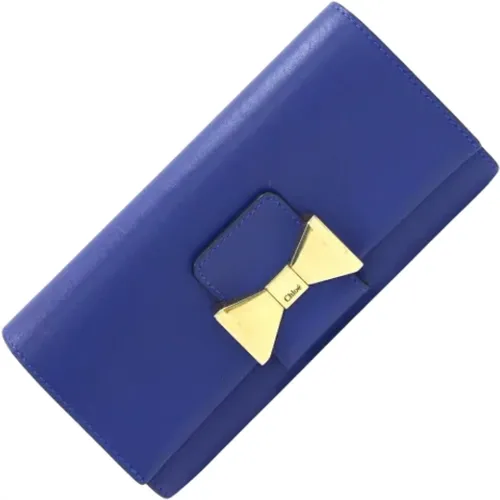 Pre-owned Wallets, female, , Size: ONE SIZE Pre-owned Leather wallets - Chloé Pre-owned - Modalova