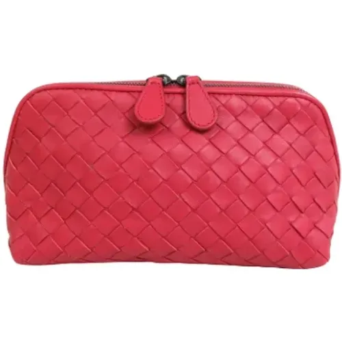 Pre-owned Clutches, female, , Size: ONE SIZE Pre-owned Leather clutches - Bottega Veneta Vintage - Modalova