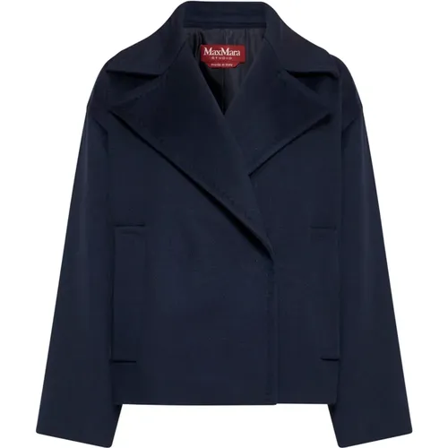 Wool Peacoat Cabala Style , female, Sizes: 2XS - Max Mara Studio - Modalova