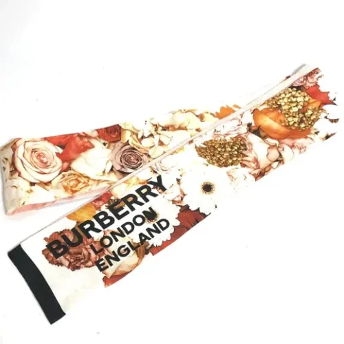 Pre-owned Scarves, female, , Size: ONE SIZE Pre-owned Fabric scarves - Burberry Vintage - Modalova