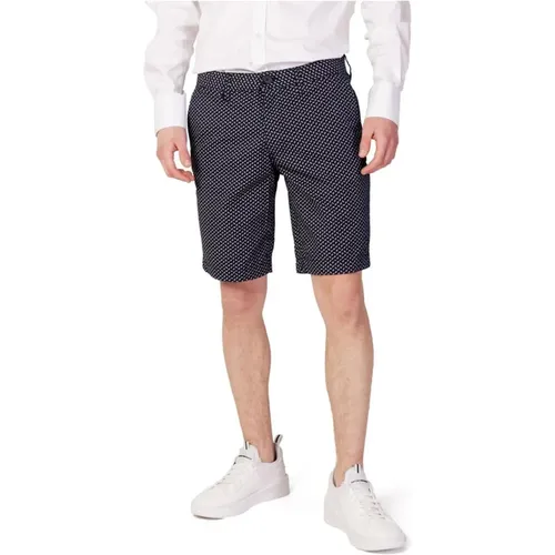 Casual Shorts, male, , Size: W29 Cotton Bermuda Shorts - Armani Exchange - Modalova