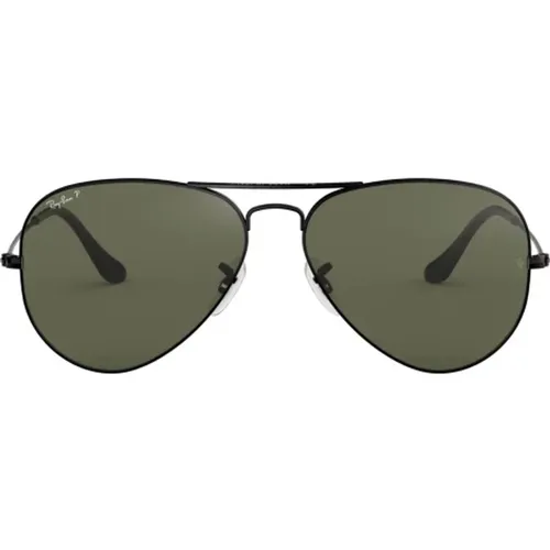 Classic Aviator Sunglasses Metal Crystal Style , male, Sizes: 58 MM, 62 MM - Ray-Ban - Modalova