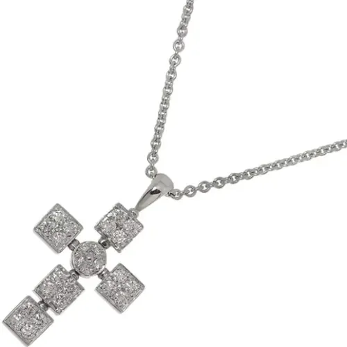 Pre-owned White Gold necklaces , female, Sizes: ONE SIZE - Bvlgari Vintage - Modalova