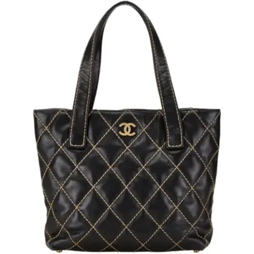 Pre-owned Tote Bags, female, , Size: ONE SIZE Pre-owned Leather chanel-bags - Chanel Vintage - Modalova