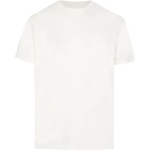 Branded Cotton T-Shirt , male, Sizes: XL, M - Maison Margiela - Modalova