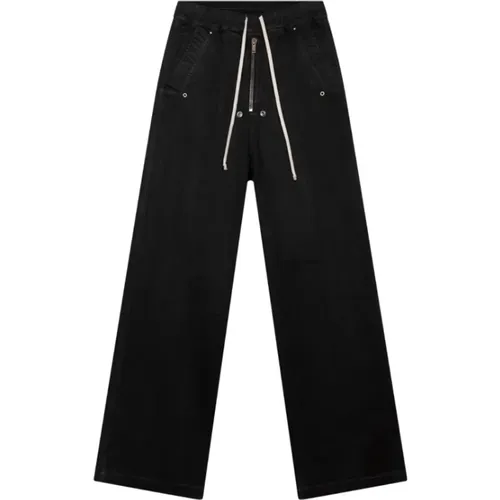 Straight Trousers, male, , Size: M Denim Pants - Geth Belas - Rick Owens - Modalova