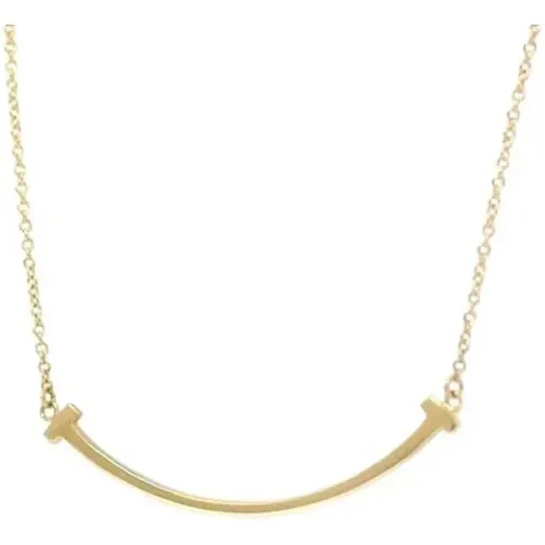 Pre-owned Gold necklaces , female, Sizes: ONE SIZE - Tiffany & Co. Pre-owned - Modalova