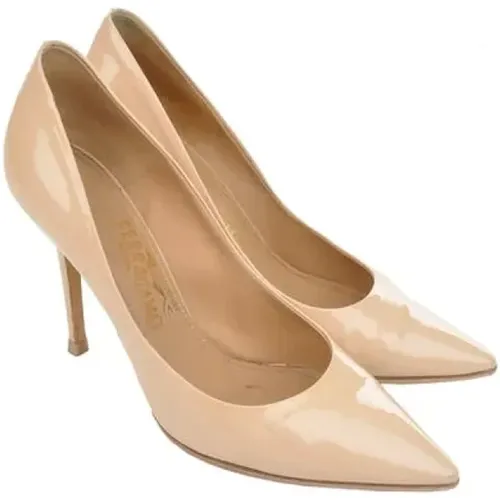 Pre-owned Pumps, female, , Size: 8 US Pre-owned Leather heels - Salvatore Ferragamo Pre-owned - Modalova