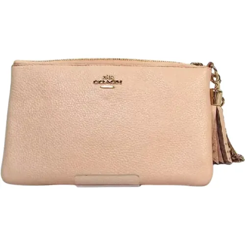 Pre-owned Clutches, female, , Size: ONE SIZE Pre-owned Leather pouches - Coach Pre-owned - Modalova