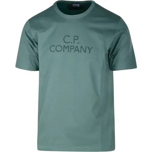 Bay Logo T-Shirt , Herren, Größe: XL - C.P. Company - Modalova