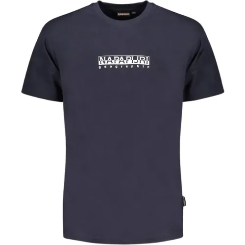 Druck Logo Lockeres T-Shirt - Napapijri - Modalova