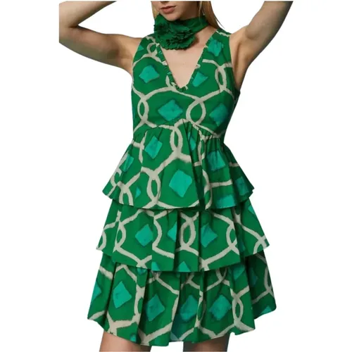 Soft Line Dress , female, Sizes: 2XS - Twinset - Modalova