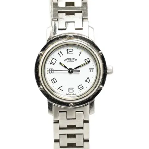 Pre-owned Watches, female, , Size: ONE SIZE Pre-owned Stainless Steel watches - Hermès Vintage - Modalova