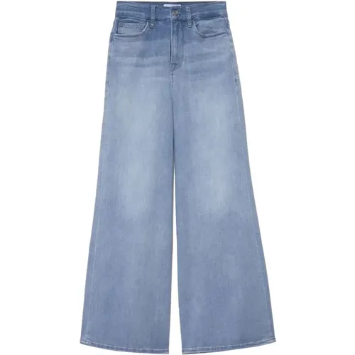 Le Palazzo` Wide Leg Jeans , female, Sizes: W24, W26 - Frame - Modalova