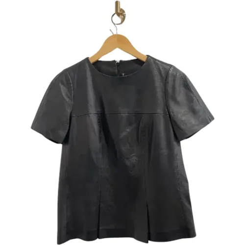 Pre-owned Tops, female, , Size: S Pre-owned Leather tops - Balenciaga Vintage - Modalova