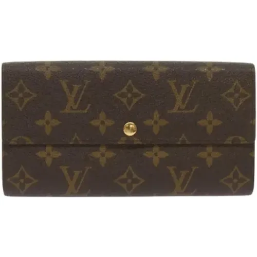 Pre-owned Canvas wallets , female, Sizes: ONE SIZE - Louis Vuitton Vintage - Modalova