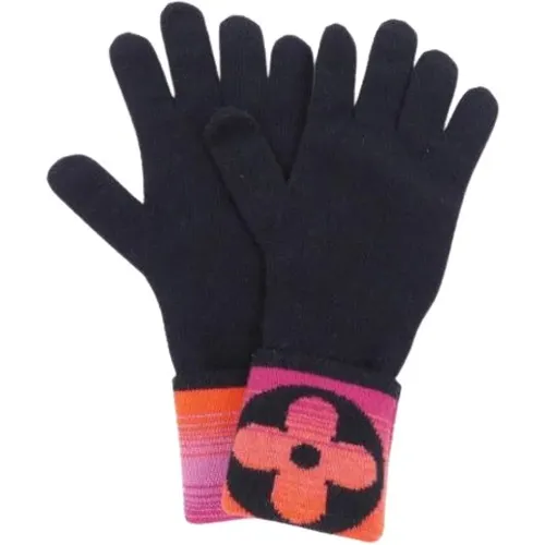 Pre-owned Accessories, female, , Size: ONE SIZE Pre-owned Cashmere Gloves - Louis Vuitton Vintage - Modalova