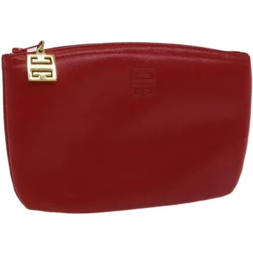 Pre-owned Clutches, female, , Size: ONE SIZE Pre-owned Leather pouches - Givenchy Pre-owned - Modalova