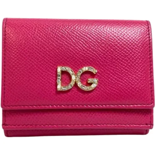 Pre-owned Wallets, female, , Size: ONE SIZE Pre-owned Leather wallets - Dolce & Gabbana Pre-owned - Modalova