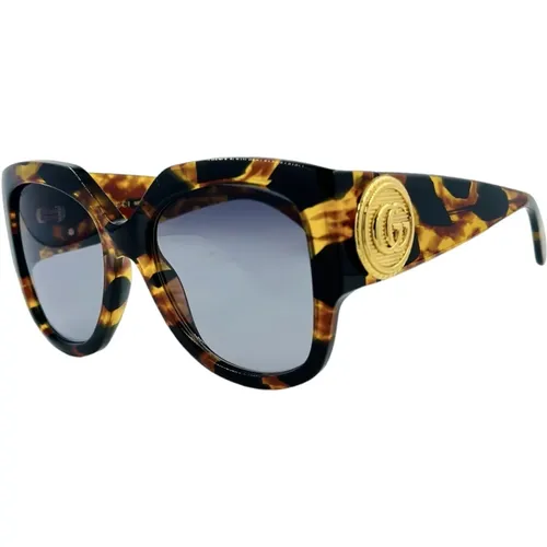 Quadratische Rahmen Sonnenbrille , Damen, Größe: ONE Size - Gucci - Modalova
