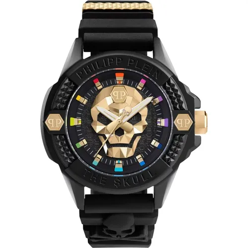 The $kull Ecoceramic Watch , male, Sizes: ONE SIZE - Philipp Plein - Modalova