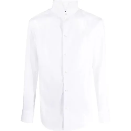 Weißes Hemd mit Französischem Kragen - Emporio Armani - Modalova