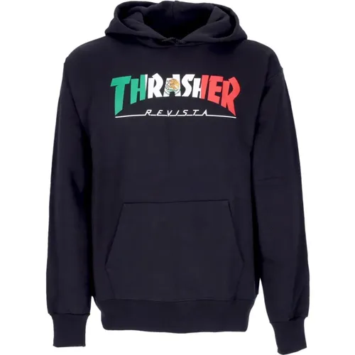 Hoodies, male, , Size: S Mexico Hoodie Long-Sleeved Sweatshirt - Thrasher - Modalova