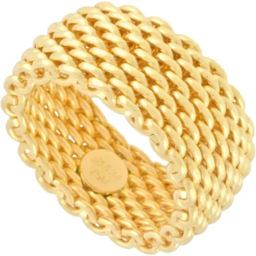 Pre-owned Gold rings , female, Sizes: ONE SIZE - Tiffany & Co. Pre-owned - Modalova