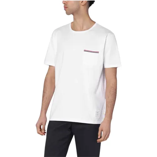 T-Shirts, male, , Size: S Cotton T-shirts and Polos - Thom Browne - Modalova