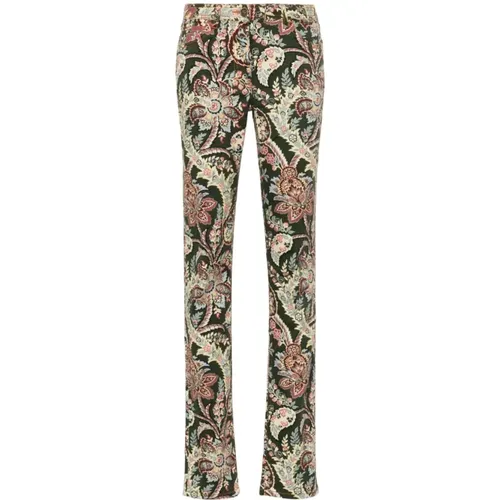 Straight Trousers, female, , Size: W26 Multicolour Jeans for Women Aw24 - ETRO - Modalova