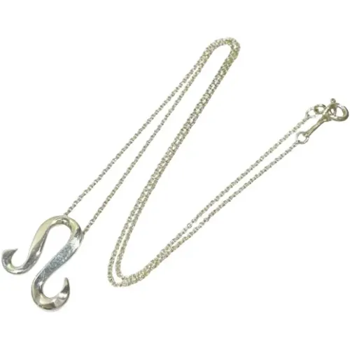 Pre-owned Jewellery, female, , Size: ONE SIZE Pre-owned Silver necklaces - Tiffany & Co. Pre-owned - Modalova