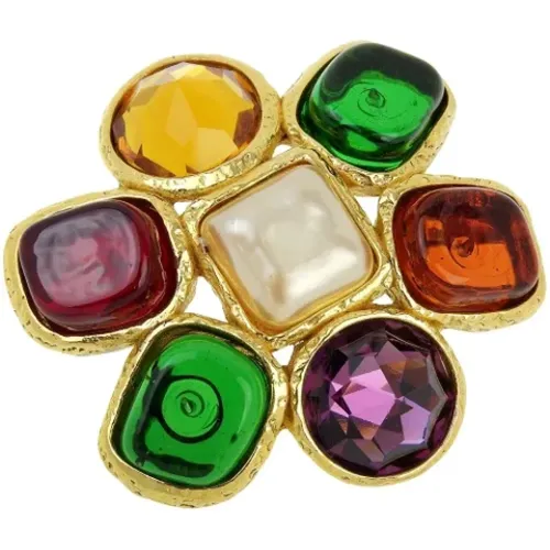 Pre-owned Jewellery, female, , Size: ONE SIZE Pre-owned Metal brooches - Chanel Vintage - Modalova