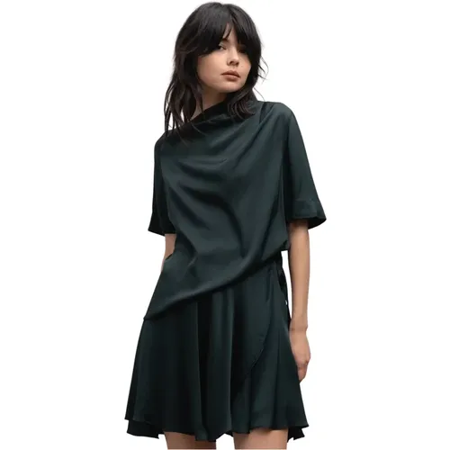 Lizy silk skirt , Damen, Größe: L - Ahlvar Gallery - Modalova