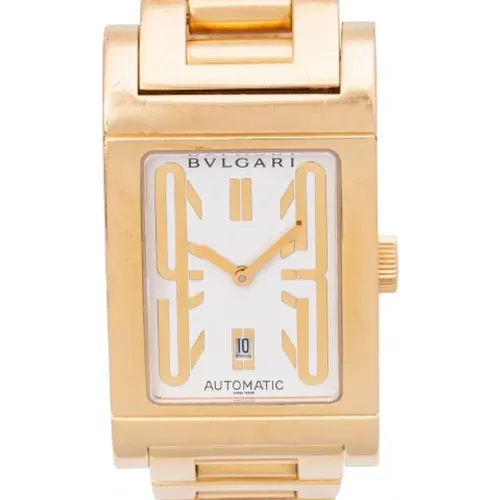 Pre-owned Watches, male, , Size: ONE SIZE Pre-owned Stainless Steel watches - Bvlgari Vintage - Modalova