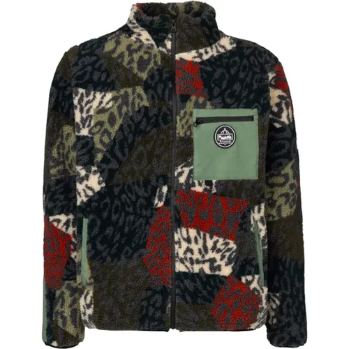 Animalier Sherpa Jacket , Herren, Größe: M - Mauna Kea - Modalova