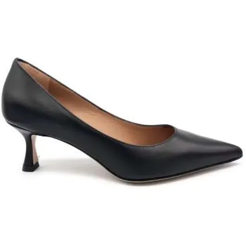 Leather Décolleté with 50mm Heel , female, Sizes: 3 UK, 7 UK, 5 UK - Roberto Festa - Modalova