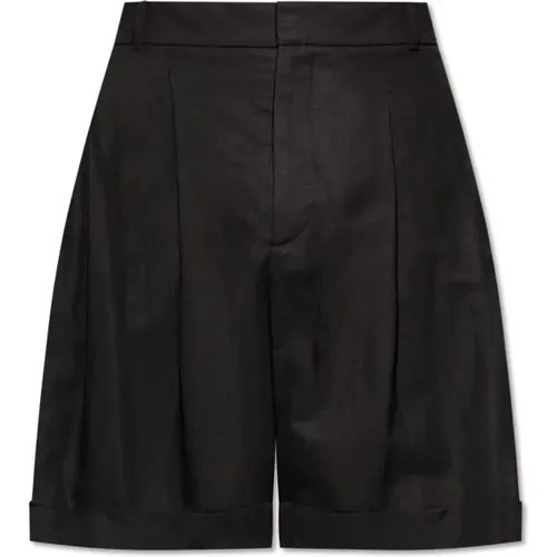 Casual Shorts, male, , Size: M Pleated shorts - Balmain - Modalova