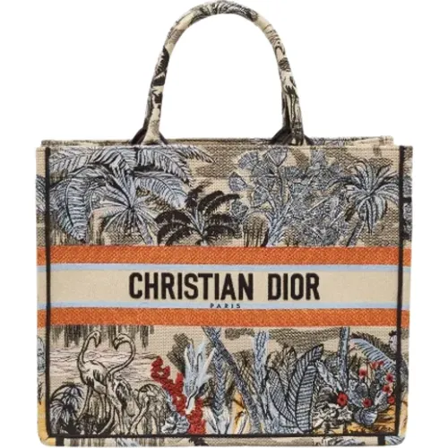 Pre-owned Tote Bags, female, , Size: ONE SIZE Pre-owned Canvas totes - Dior Vintage - Modalova