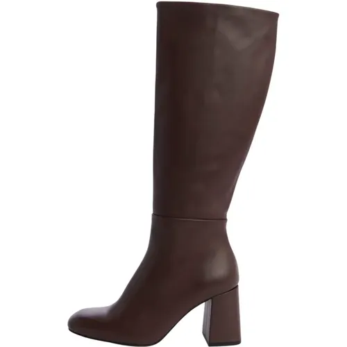 Stylish Leather Ankle Boots , female, Sizes: 7 UK, 6 UK, 5 UK, 3 UK, 4 UK, 8 UK - Souliers Martinez - Modalova