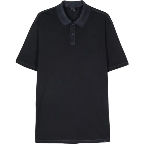 Blaues Poloshirt mit kurzen Ärmeln , Herren, Größe: 2XL - PAUL & SHARK - Modalova