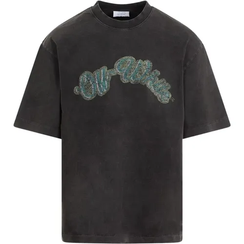 Bacchus Skate Cotton T-shirt , male, Sizes: S, XL, L, M - Off White - Modalova