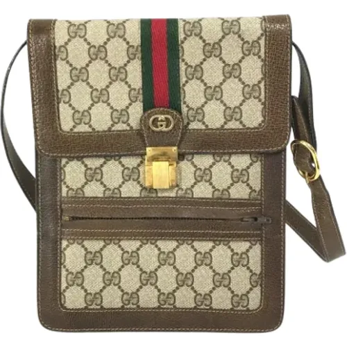 Pre-owned Cross Body Bags, female, , Size: ONE SIZE Pre-owned Canvas gucci-bags - Gucci Vintage - Modalova