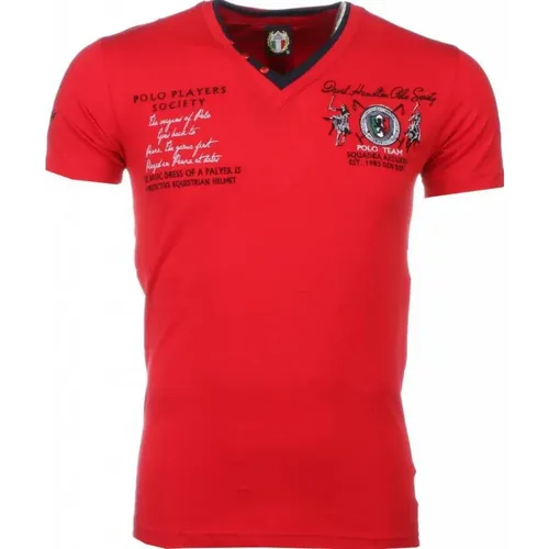 Bestickter Polo-Spieler - Herren T-Shirt - 1422R - True Rise - Modalova