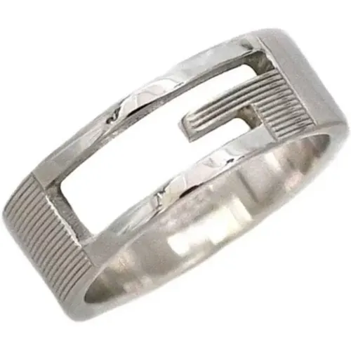 Pre-owned Jewellery, female, , Size: ONE SIZE Pre-owned Silver rings - Gucci Vintage - Modalova