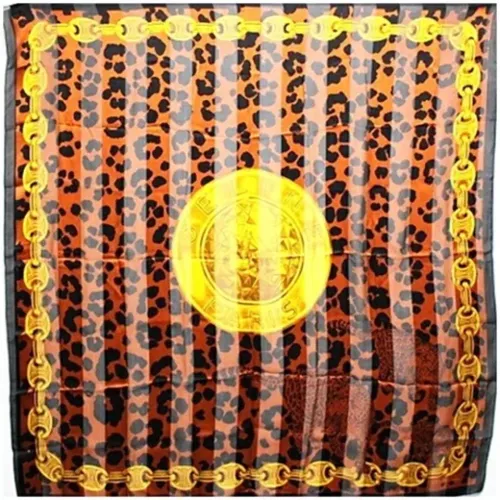 Pre-owned Scarves, female, , Size: ONE SIZE Pre-owned Fabric scarves - Celine Vintage - Modalova